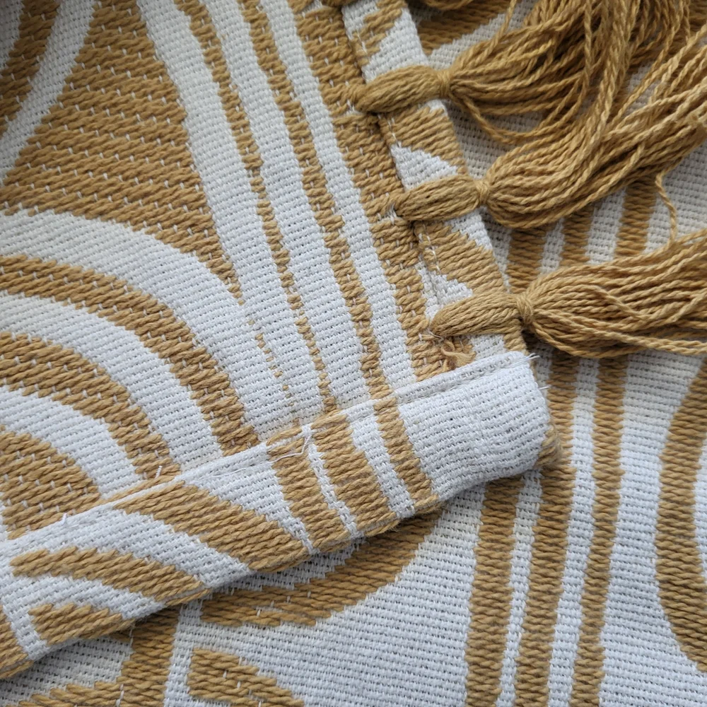 West Elm Geometric Queen Quilt - NWOT